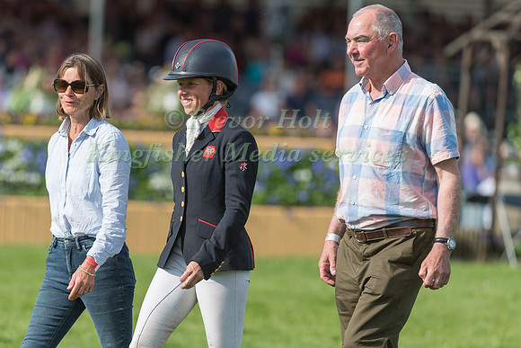 Ros Canter with owners Michelle and Archie Saul