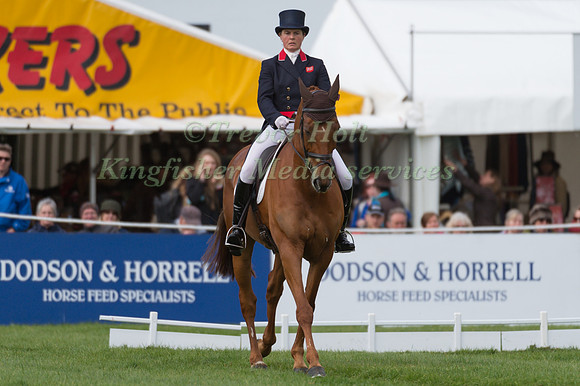 PIGGY FRENCH (GBR) RIDING  QUARRYCREST ECHO COMPETING IN THE  DRESSAGE PHASE OF THE  CIC THREE STAR EVENT RIDERS MASTERS  COMPETITION AT THE  2017 DODSON AND HORRELL  CHATSWORTH INTERNATIONAL HORSE TR