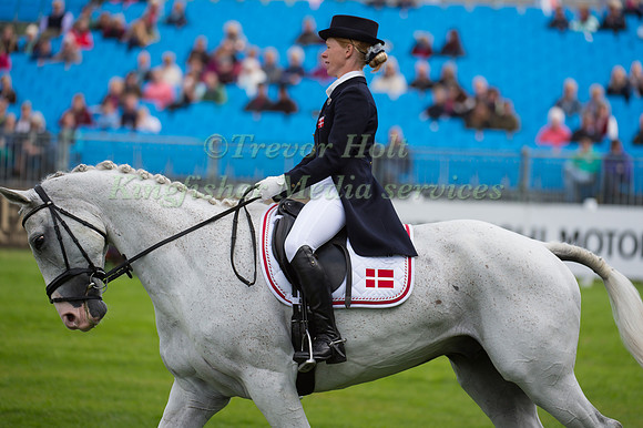 Irene Mia Hastrup of Denmark riding Constantin M