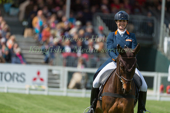Alice Naber-Lozeman (NL) riding ACSI Harry Belafonte in the Dressage phase  of  the 2017 Mitsubishi Motors  Badminton Horse Trials