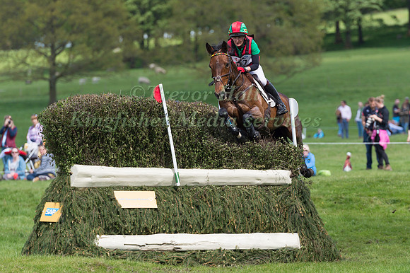 CAMILLA  KRUGER (ZIM) RIDING  BIARRITZ II COMPETING IN THE CROSS COUNTRY PHASE OF THE  EVENT RIDERS MASTERS COMPETITION AT THE  2017 DODSON AND HORRELL CHATSWORTH INTERNATIONAL HORSE TRIAL.