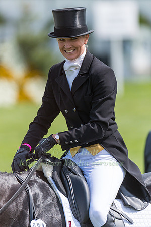 Lissa Green (GBR) riding Malin Head Clover in the Dressage phase  of  the 2017 Mitsubishi Motors  Badminton Horse Trials