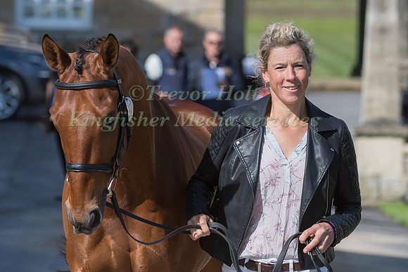 LUCY  JACKSON (NZL) AND SUPERSTITION II AT THE FINAL HORSE INSPECTION OF THE EQUI-TREK CCI-L4* COMPETITION AT THE 2019  EQUI-TREK BRAMHAM INTERNATIONAL HORSE TRIALS.