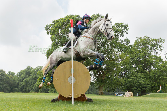 Emma  Freeman (GBR) riding  Lady Bounce