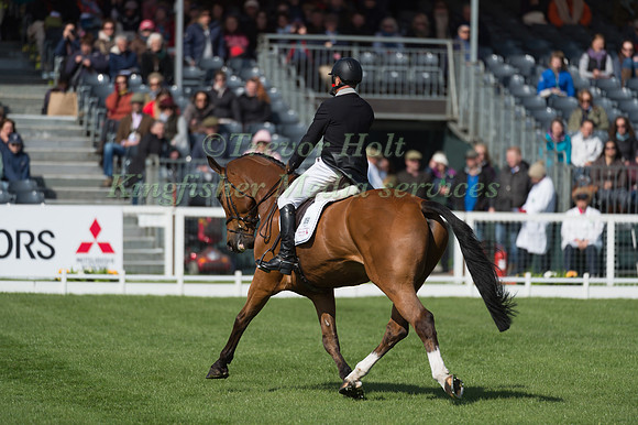 Blyth Tait (NZL) riding Bear Necessity V in the Dressage phase  of  the 2017 Mitsubishi Motors  Badminton Horse Trials