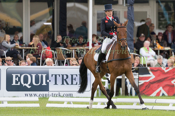 PIPPA FUNNELL (GBR) AND BILLY WALK ON
