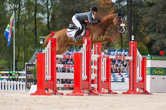 Katie Ruppel of the United States of America riding Houdini