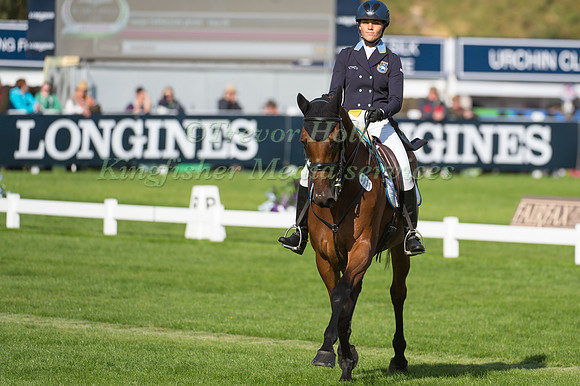 Louise Svensson-Jahde of Sweden riding Viva