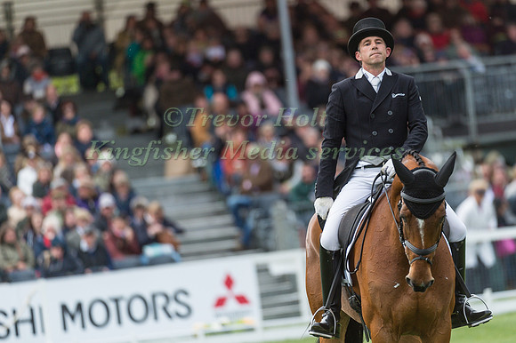 Sam Griffiths (AUS) riding Paulank Brockagh in the Dressage phase  of  the 2017 Mitsubishi Motors  Badminton Horse Trials