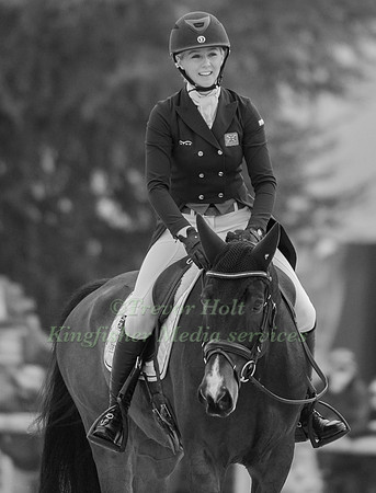 YASMIN INGHAM (GBR) AND NIGHT LINE TAKING PART IN THE DRESSAGE P
