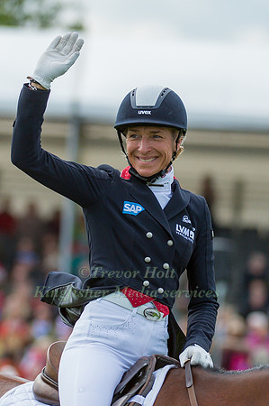 Ingrid Klimke (GER) riding Horseware Hale Bob OLD in the Dressage phase  of  the 2017 Mitsubishi Motors  Badminton Horse Trials