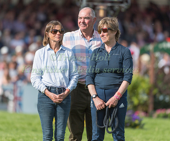 Sarah Charnley with Michelle and Archie Saul