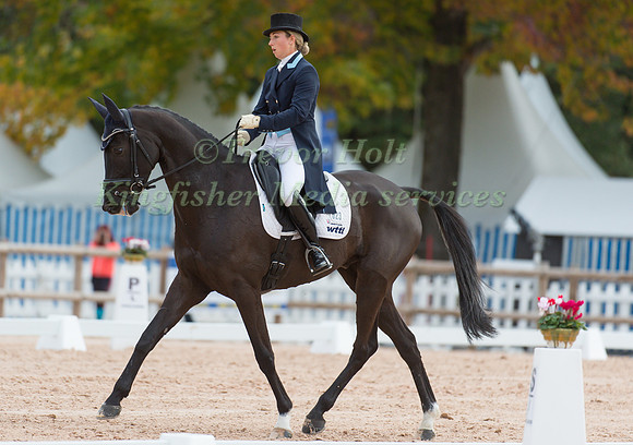 Kirsty Johnston of Great Britain riding Opposition Detective