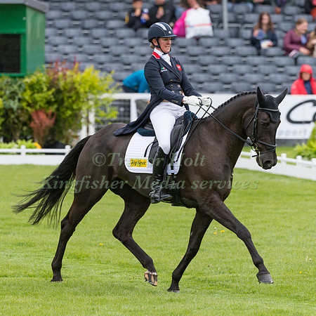 Nicola Wilson (GBR) and  Bulana