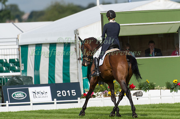 Dee Hankey (GBR) and  Chequers Playboy