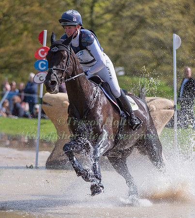 NICOLA WILSON (GBR) RIDING  BULANA COMPETING IN THE CROSS COUNTRY PHASE OF THE  EVENT RIDERS MASTERS COMPETITION AT THE  2017 DODSON AND HORRELL CHATSWORTH INTERNATIONAL HORSE TRIAL.
