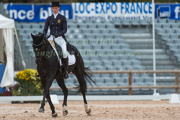 Lola Madrenas of Belgium riding Roulette W