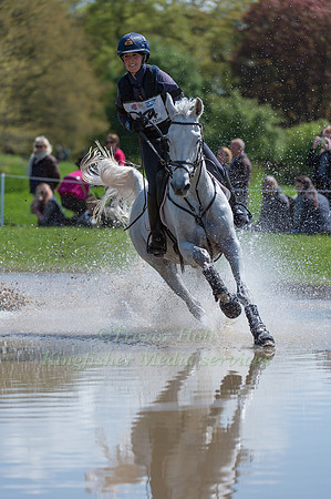 VITTORIA  PANIZZON (ITA) RIDING  BOROUGH PENNYZ COMPETING IN THE CROSS COUNTRY PHASE OF THE  EVENT RIDERS MASTERS COMPETITION AT THE  2017 DODSON AND HORRELL CHATSWORTH INTERNATIONAL HORSE TRIAL.
