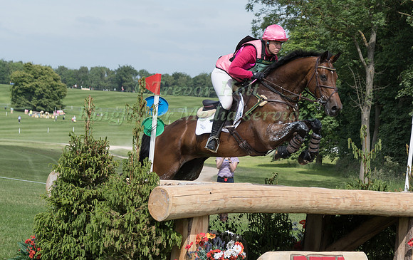 NICOLE MILLS (GBR) AND CHARMING BOY JR