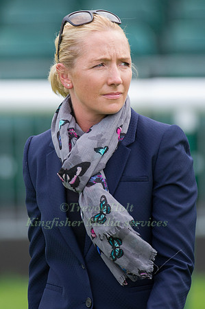 Aoife Clarke at the 1st horse inspection