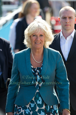 The Duchess of Cornwall at the Olympic Test Event Greenwich