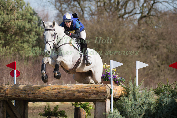Louisa Milne Holme riding King Eider