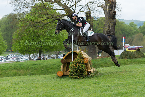 ALICIA HAWKER  RIDING  LAWA COMPETING IN THE CROSS COUNTRY PHASE OF THE  CIC ONE STAR COMPETITION AT THE  2017 DODSON AND HORRELL CHATSWORTH INTERNATIONAL HORSE TRIAL.