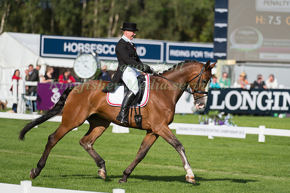 Hanne Wind Ramsgaard of Denmark riding Vestervangs Arami