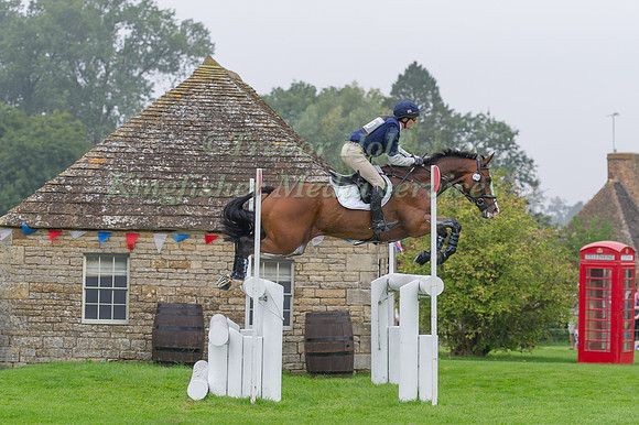 Paul Sims (GBR) riding Glengarnock competing in the Cross Country Phase