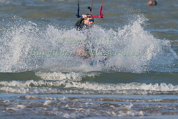 Kite Surfing at the Ile De Rey