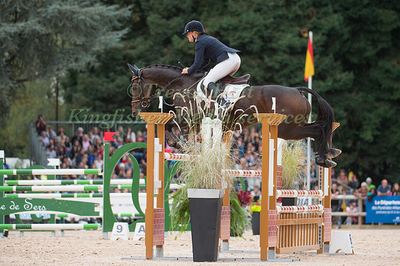 Karin Donckers (BEL) riding Fletcha Van T Verahof
