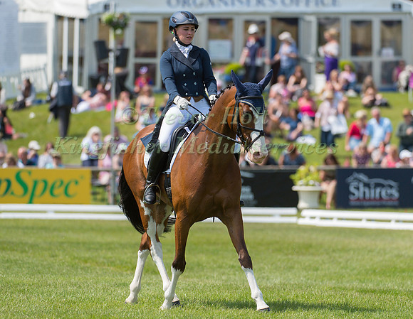 Hannah Taylor (GBR) riding Utrillo III