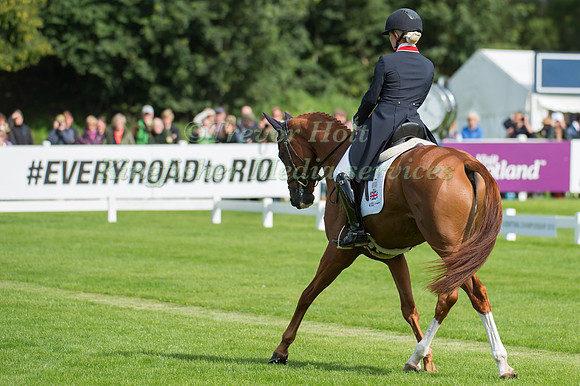 Holly Woodhead of Great Britain riding DHI Lupison