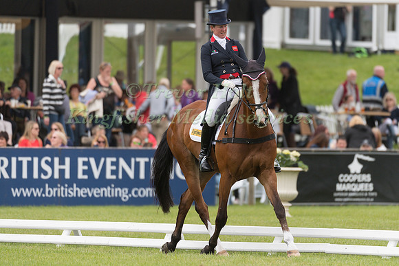 NICOLA WILSON (GBR) AND ONE TWO MANY TAKING PART IN THE DRESSAGE PHASE OF THE  CCI THREE STAR COMPETITION AT THE 2017 EQUI-TREK BRAMHAM INTERNATIONAL HORSE TRIALS