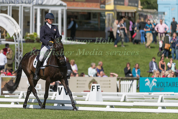 EMILY PARKER (GBR) AND HOWICK FREEDOM TAKING PART IN THE DRESSAGE PHASE OF THE  CCI THREE STAR COMPETITION AT THE 2017 EQUI-TREK BRAMHAM INTERNATIONAL HORSE TRIALS