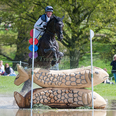 NICOLA WILSON (GBR) RIDING  BULANA COMPETING IN THE CROSS COUNTRY PHASE OF THE  EVENT RIDERS MASTERS COMPETITION AT THE  2017 DODSON AND HORRELL CHATSWORTH INTERNATIONAL HORSE TRIAL.