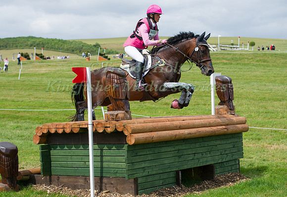 LUCINDA  FREDERICKS (AUS) RIDING  BRITANNIAS MAIL