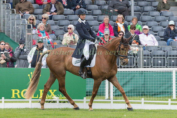 Georgie Spence (GBR) and  Halltown Harley