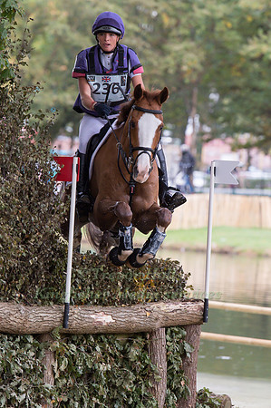 Emily King of Great Britain riding Dargun