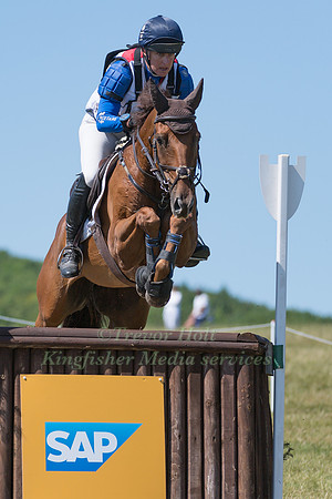 KRISTINA COOK (GBR) AND BILLY THE RED