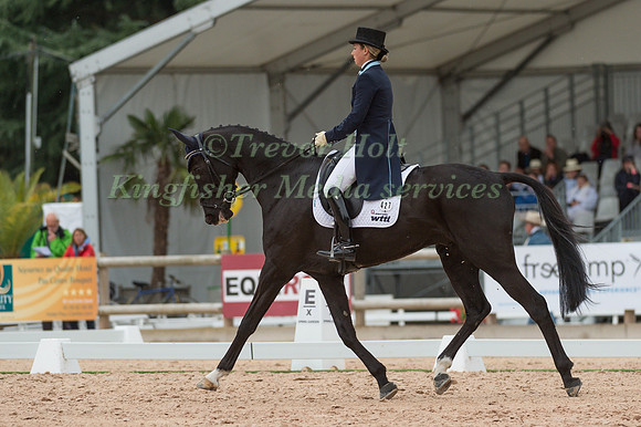 Kirsty Johnston (GBR) riding Opposition Detective