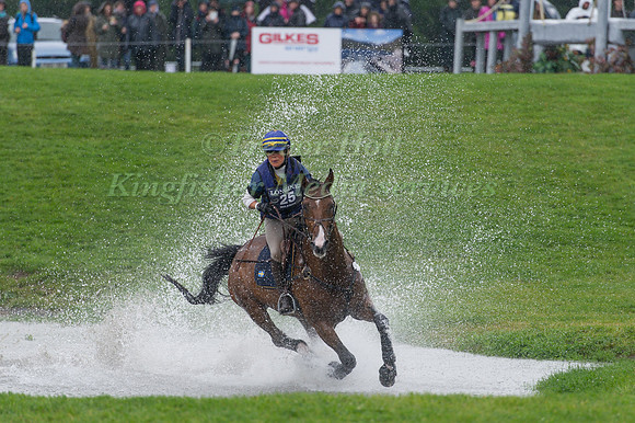 Anna Nilsson of Sweden riding Luron