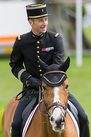 Thibaut Vallette (FRA) riding Qing du Briot ENE HN in the Dressage phase  of  the 2017 Mitsubishi Motors  Badminton Horse Trials