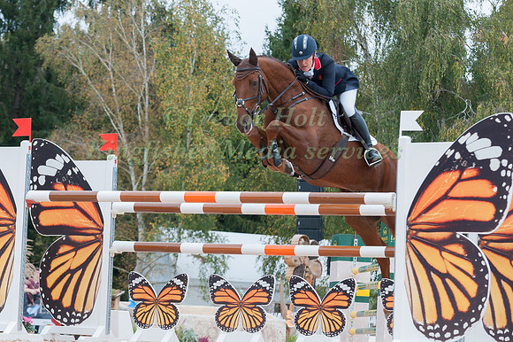 Kristina Cook (GBR) riding Billy The Red