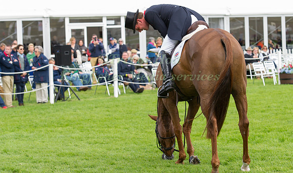Oliver Townend of Great Britain riding Fenyas Elegance