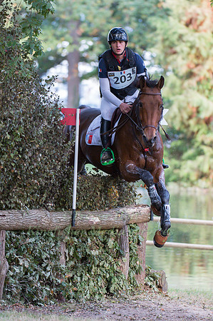 Victor Burtin of France riding  Early Van Ter Nieuwbeke
