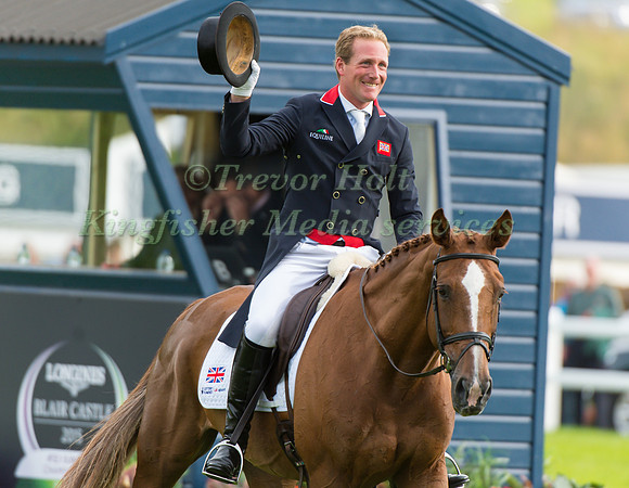 Oliver Townend of Great Britain riding Fenyas Elegance