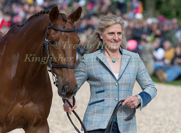 Kristina Cook (GBR) and  Billy The Red
