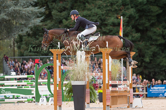 Kristina Cook (GBR) riding Calvino II