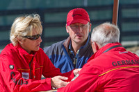 Ingrid Klimke and The German Team Coaches at the World Equestrian Games in Kentucky